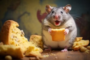 rat chewing food